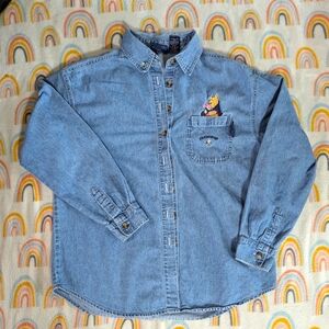 Vintage Disney Winnie the Pooh Friendship Denim shirt